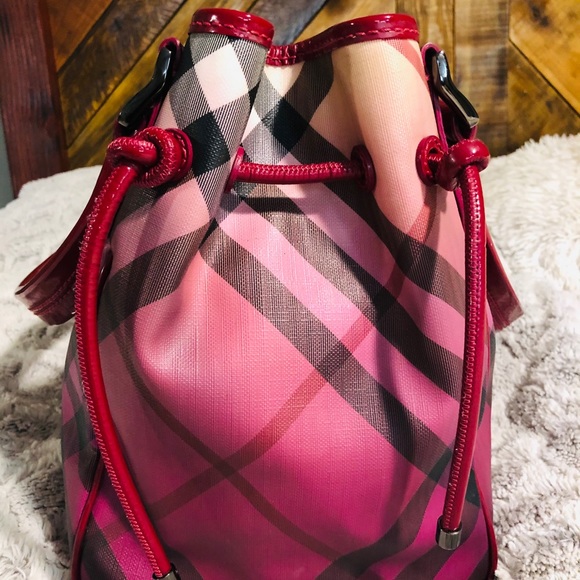 💕 Burberry Nova Check Pink Ombré Shoulder Bag 💕 - Picture 3 of 12
